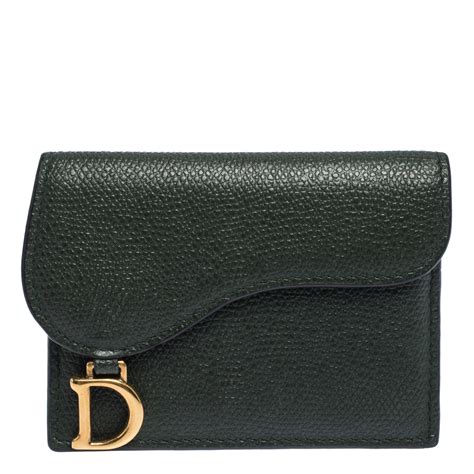 dior saddle bag card holder|dior wallet card holder.